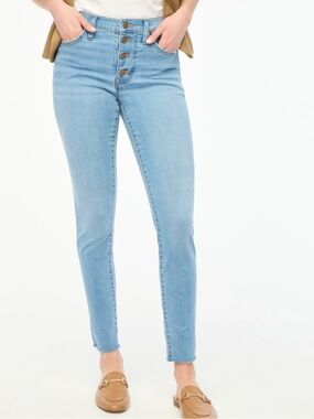 J Crew 9” High-Rise Toothpick Jeans - size 28